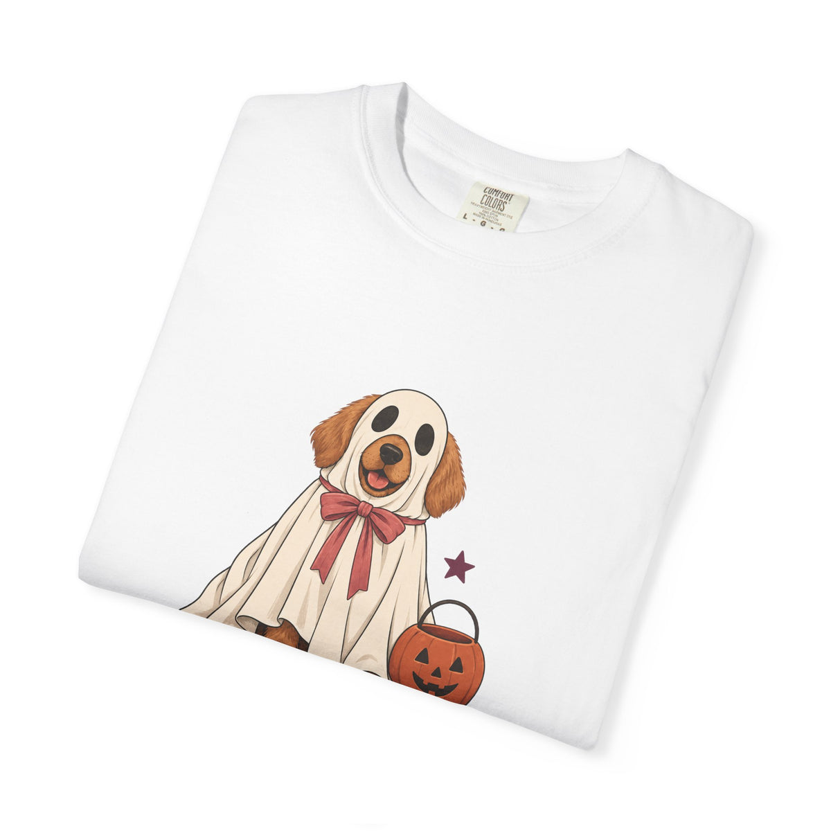 Ghost Dog Halloween Tee | Comfort Colors 1717