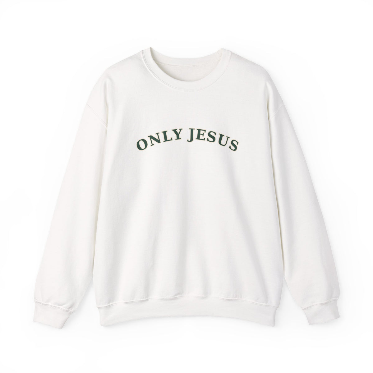 Only Jesus Crewneck Sweatshirt — Classic | Gildan 18000