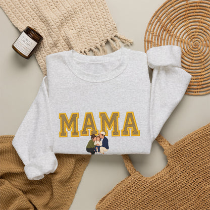 Golden Family MAMA Est. 2026 Crewneck | Gildan 18000