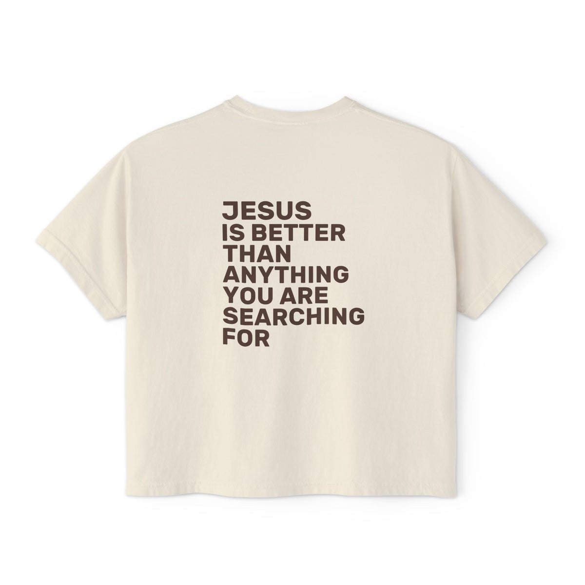Jesus Is Better Boxy Tee — Classic | Comfort Colors 3023CL