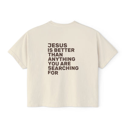 Jesus Is Better Boxy Tee — Classic | Comfort Colors 3023CL