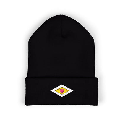 Hearth Diamond Embroidered Cuff Beanie | Everyday Women | EVELE Gallery
