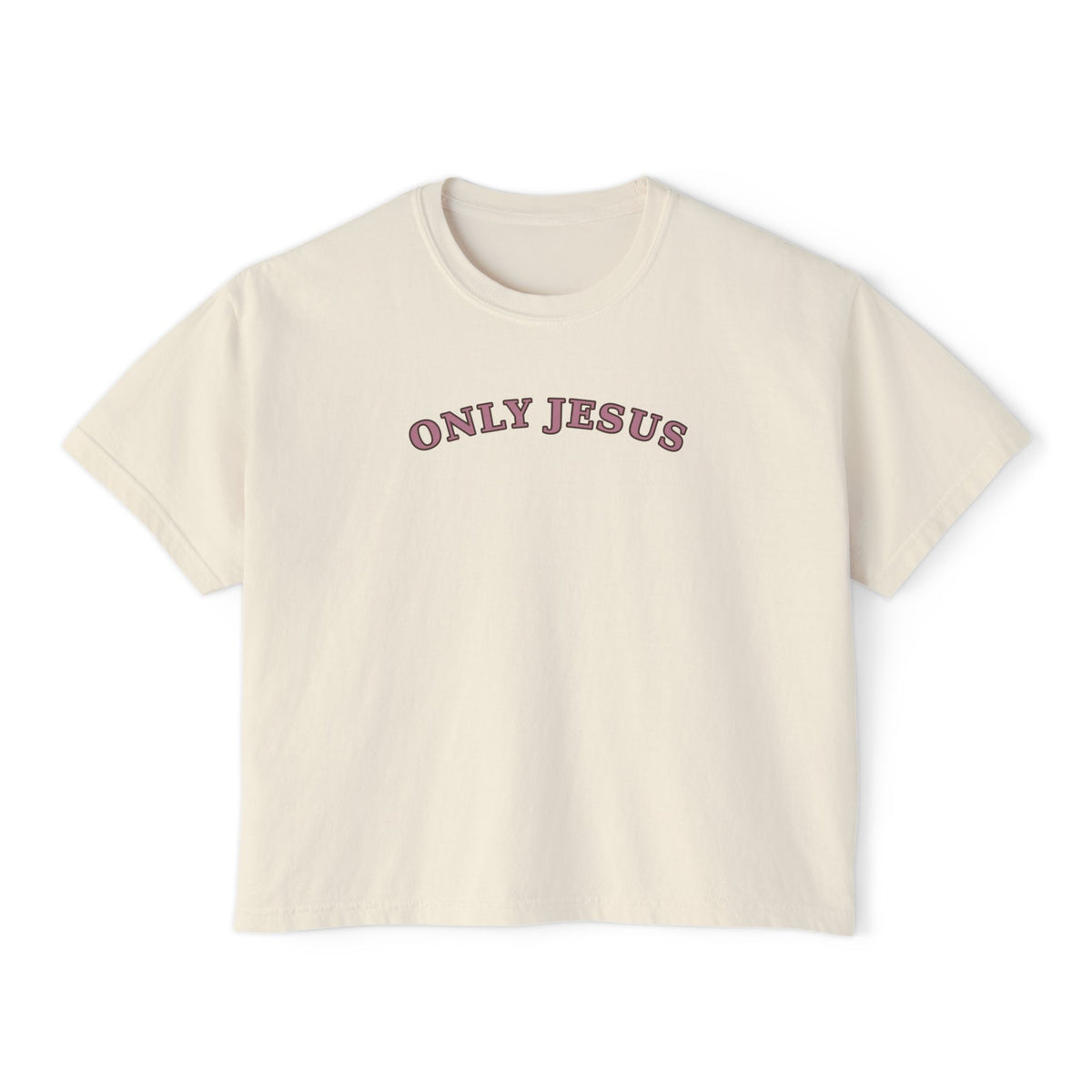 Only Jesus Boxy Tee — EVELE Edit | Comfort Colors 3023CL
