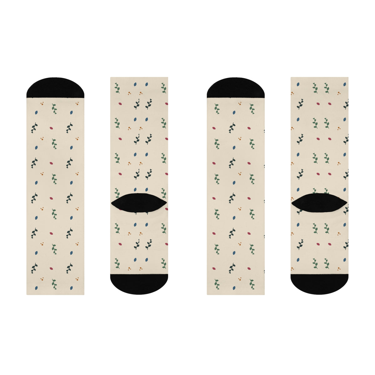 EVELE Green Hour | Cushioned Crew Socks