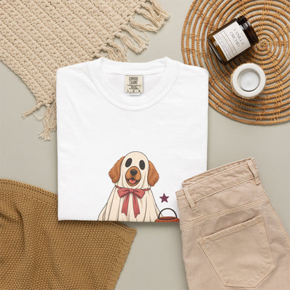 Ghost Dog Halloween Tee | Comfort Colors 1717
