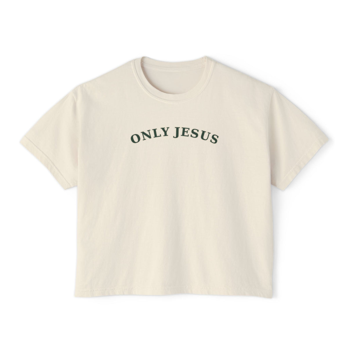 Only Jesus Boxy Tee — Classic | Comfort Colors 3023CL