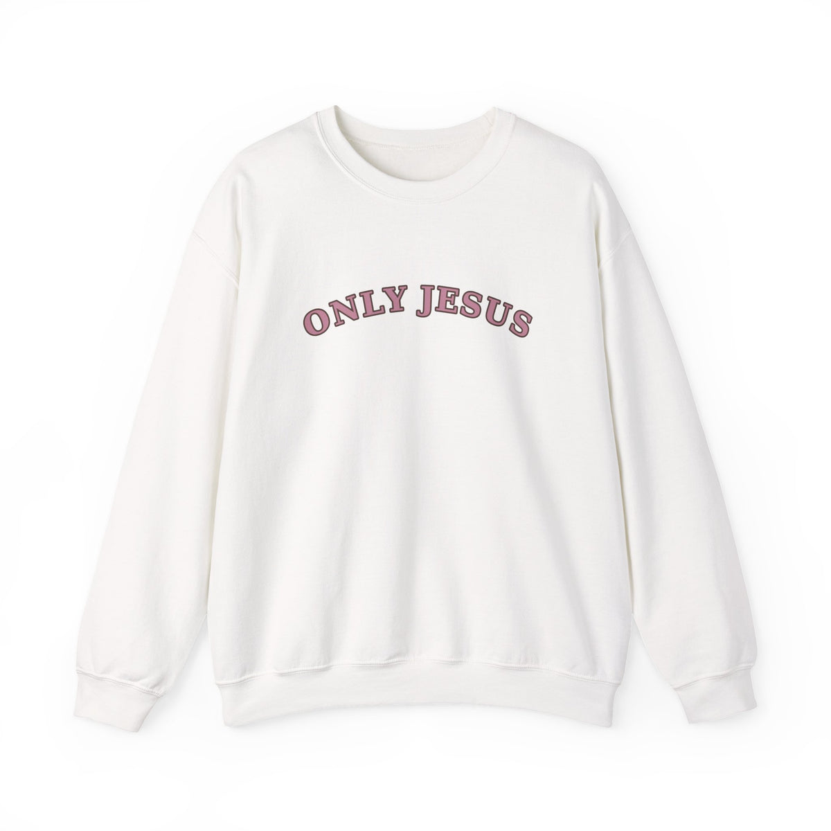 Only Jesus Crewneck Sweatshirt — EVELE Edit | Gildan 18000