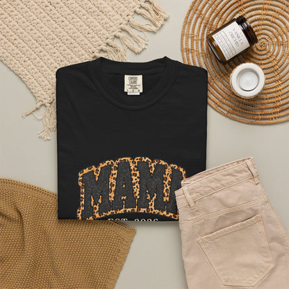 Leopard MAMA Est. 2026 Tee | Comfort Colors 1717