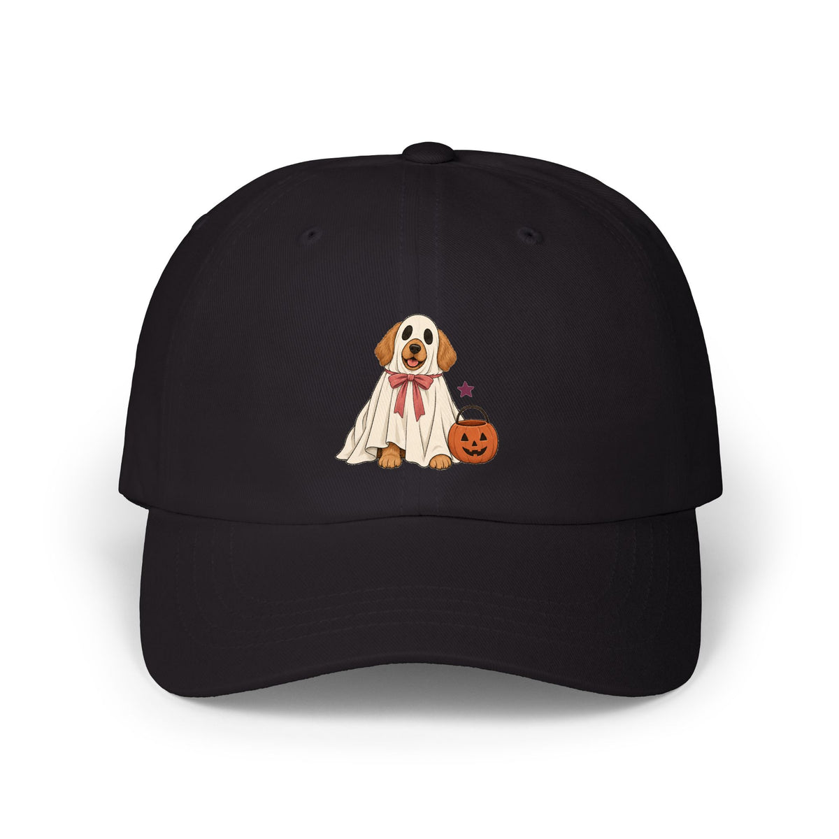 Little Ghost Dog Dad Cap | Halloween Pet Hat