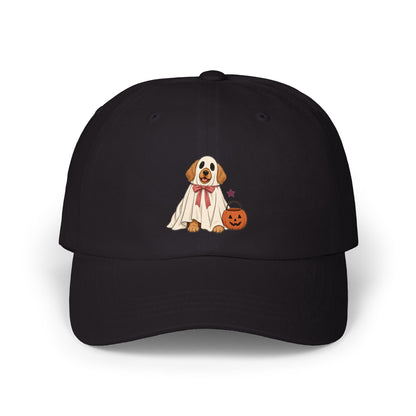 Little Ghost Dog Dad Cap | Halloween Pet Hat