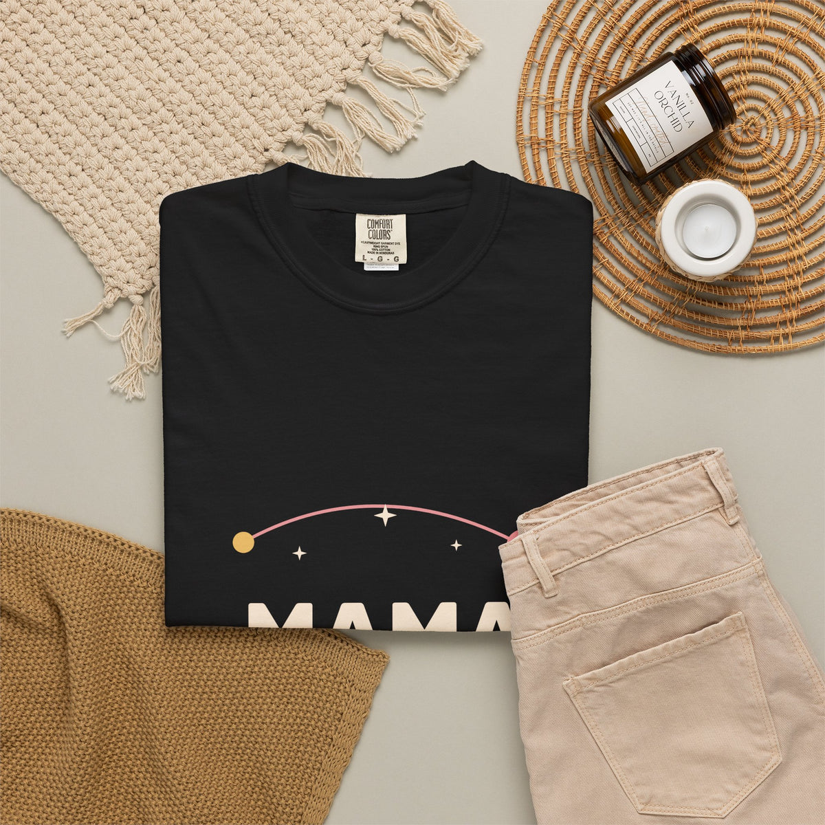 EVELE Kin Orbit | Mama Garment-Dyed Tee