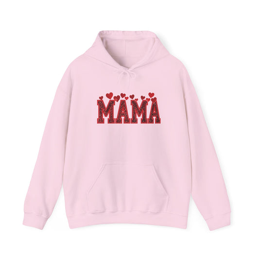 Cherry Hearts MAMA Hoodie | Gildan 18500