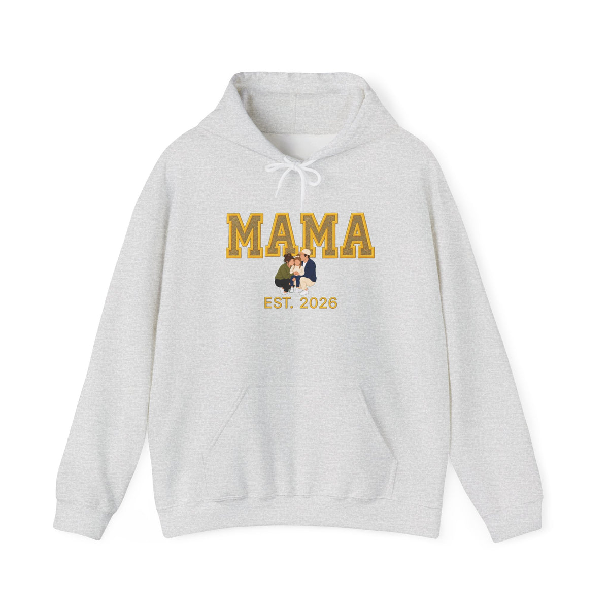 Golden Family MAMA Est. 2026 Hoodie | Gildan 18500