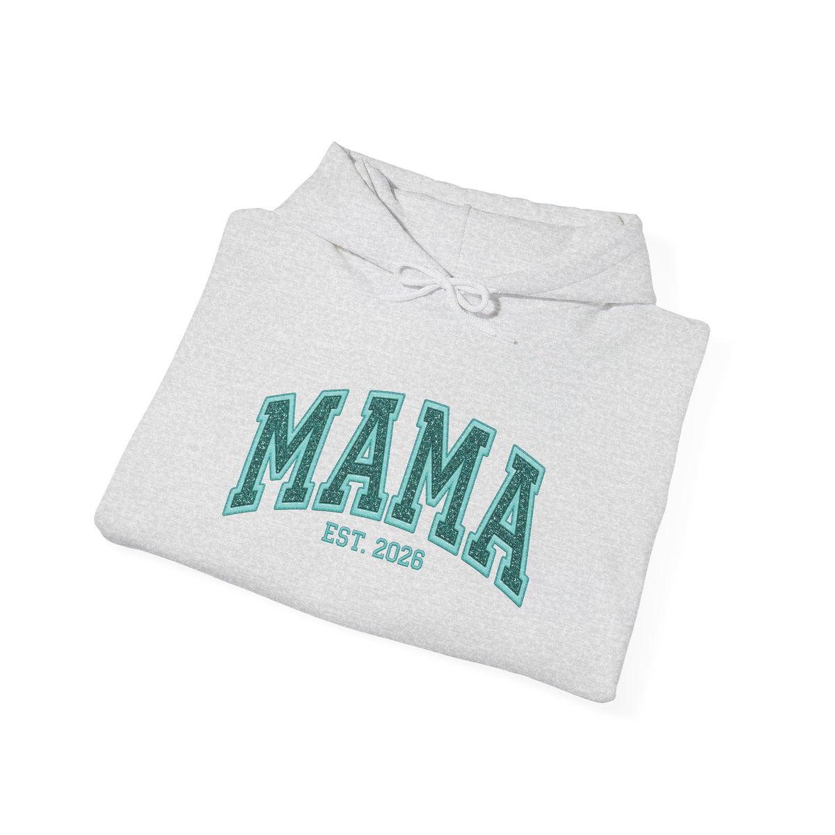 Aqua MAMA Est. 2026 Hoodie | Gildan 18500