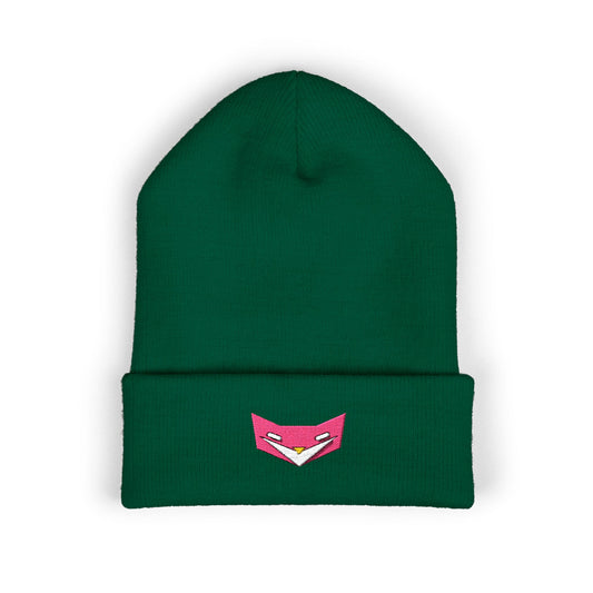 Fox Doze Embroidered Beanie | Cozy Fox Cuff Hat | EVELE Gallery