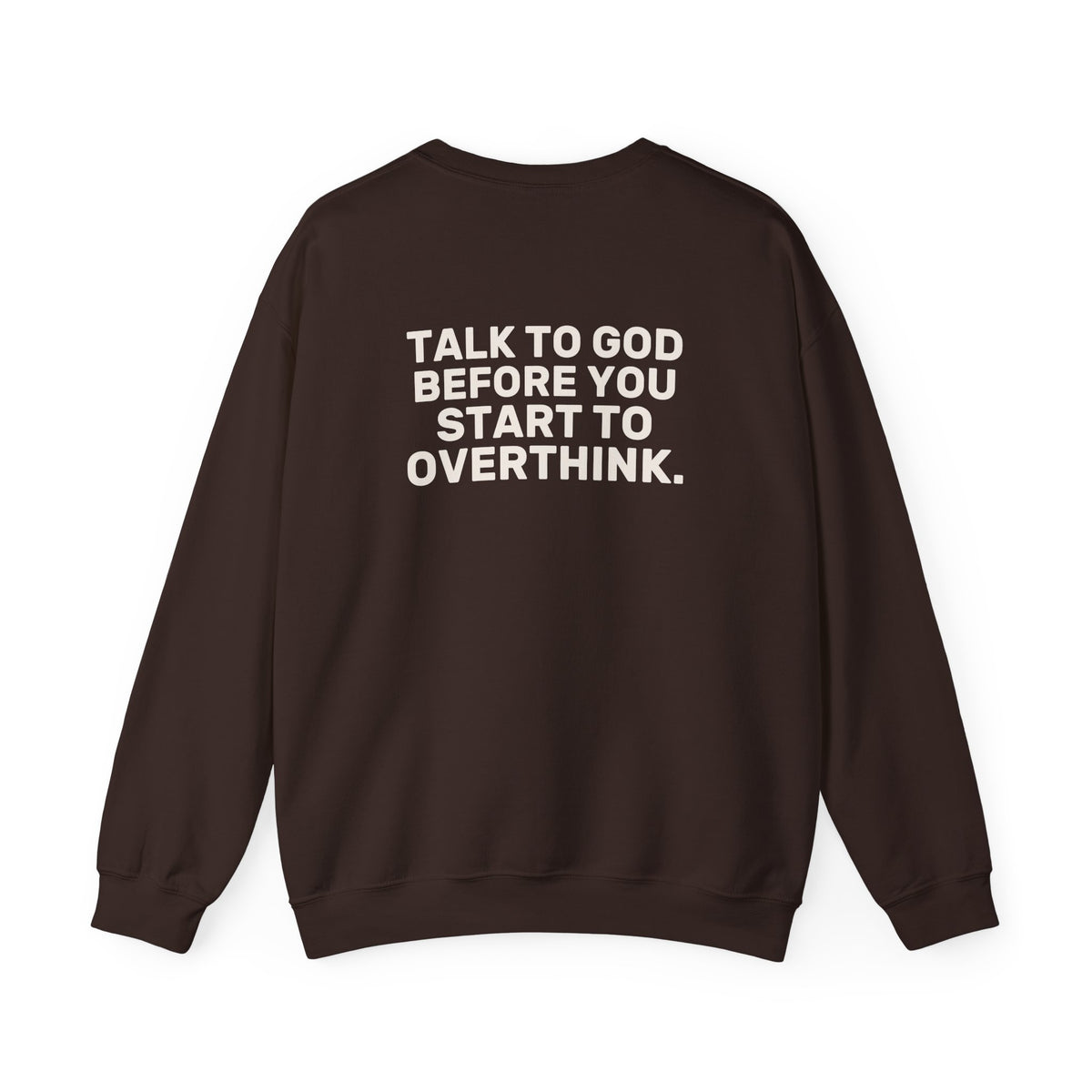 Talk to God Crewneck Sweatshirt — EVELE Edit | Gildan 18000