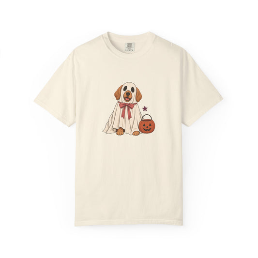 Ghost Dog Halloween Tee | Comfort Colors 1717