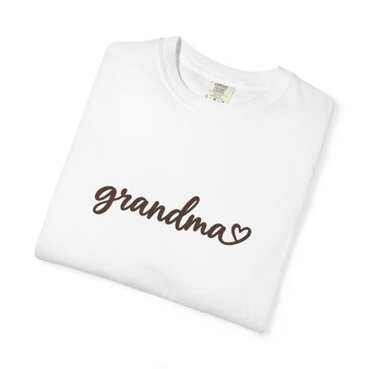 GRANDMA Heartline Tee | Comfort Colors 1717