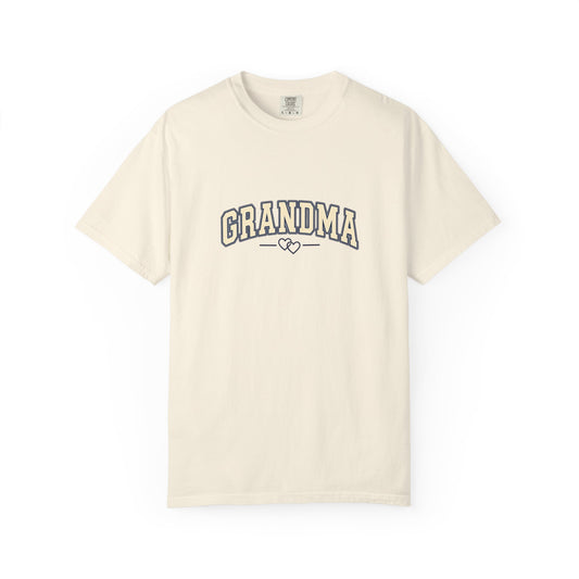 GRANDMA Heritage Hearts Tee | Comfort Colors 1717 — Ivory / S