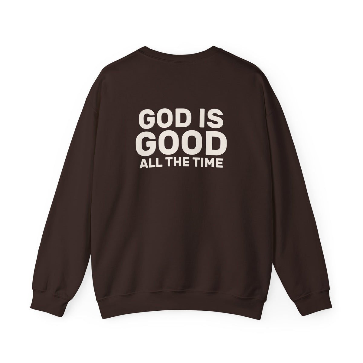 God Is Good Crewneck Sweatshirt — EVELE Edit | Gildan 18000