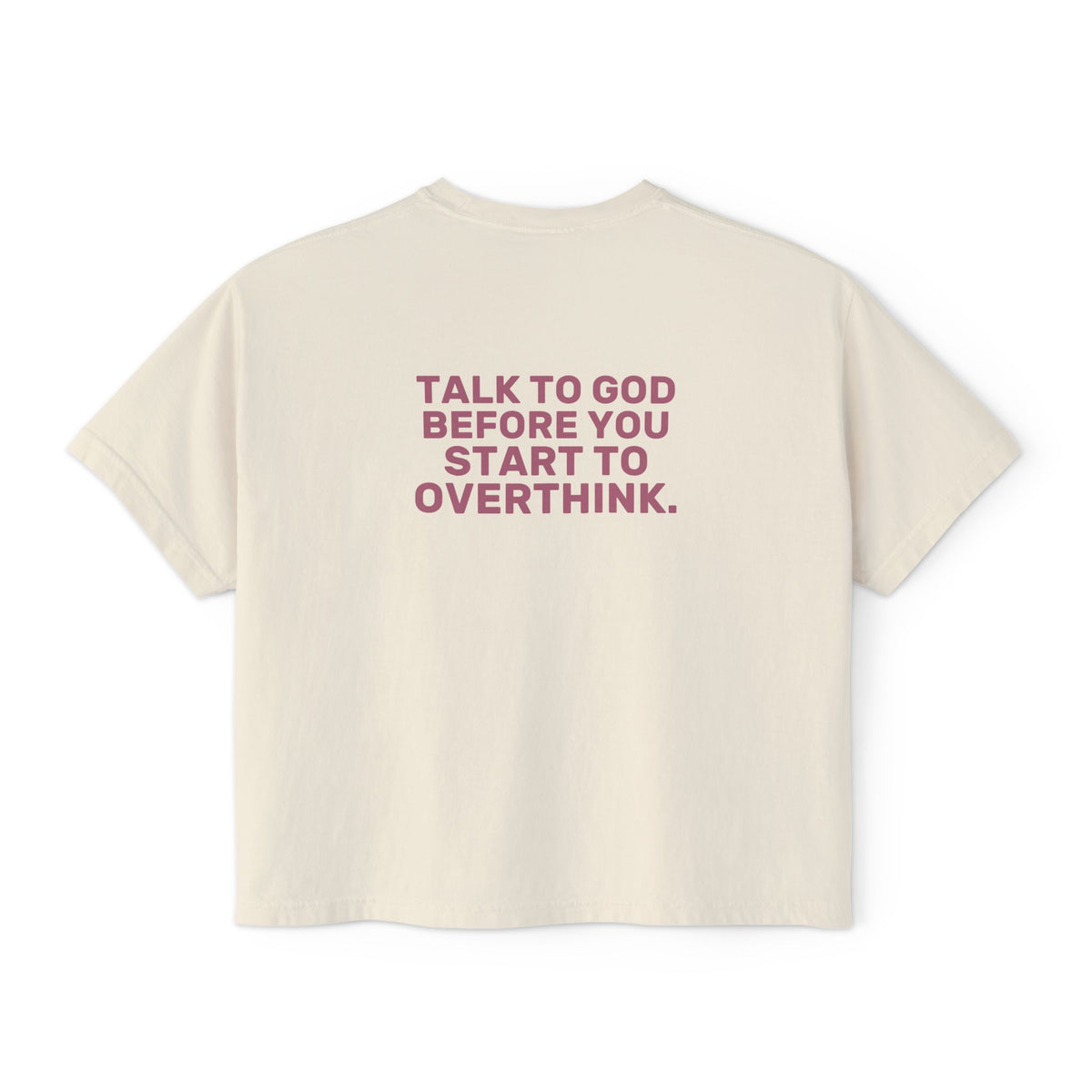 Talk to God Boxy Tee — Classic | Comfort Colors 3023CL