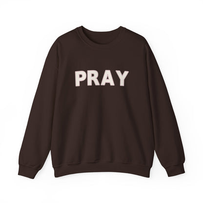 Pray Essentials Crewneck Sweatshirt — EVELE Edit | Gildan 18000