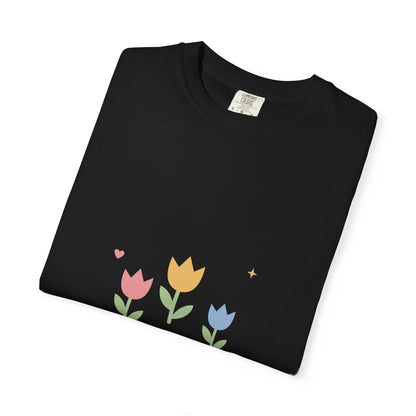 EVELE Three Little Blooms | Garment-Dyed Tee