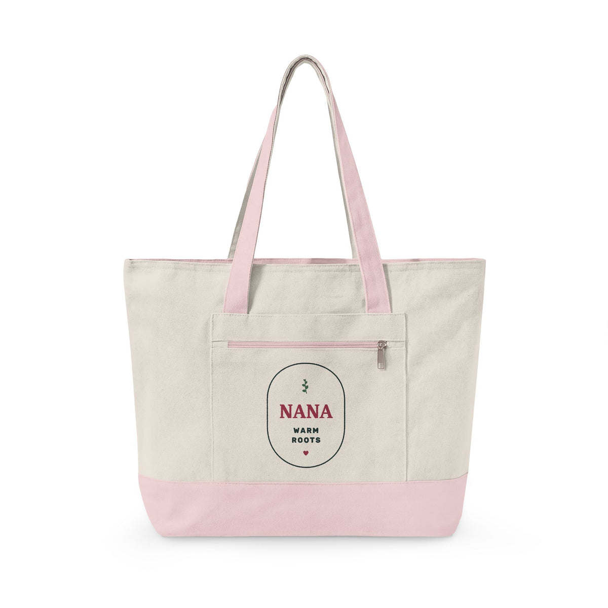 EVELE Nana Warm Roots | Zippered Canvas Tote