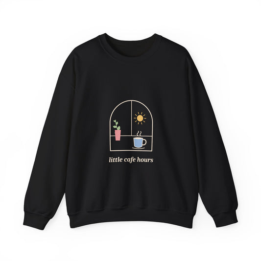 EVELE Little Cafe Window | Graphic Crewneck Sweatshirt