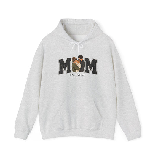 Family MOM Est. 2026 Hoodie | Gildan 18500