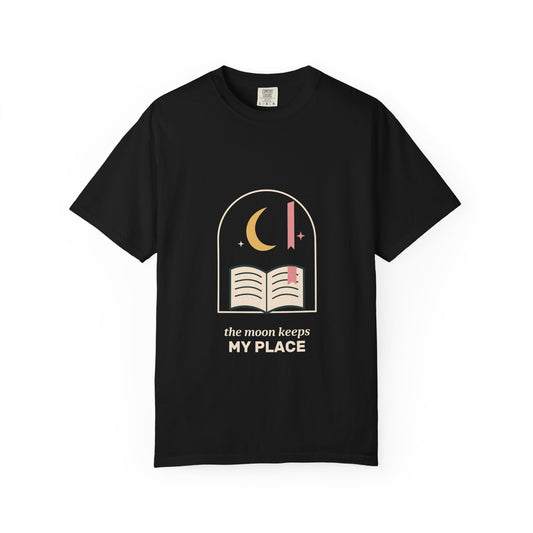 EVELE The Moon Keeps My Place | Garment-Dyed Tee