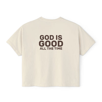 God Is Good Boxy Tee — Classic | Comfort Colors 3023CL